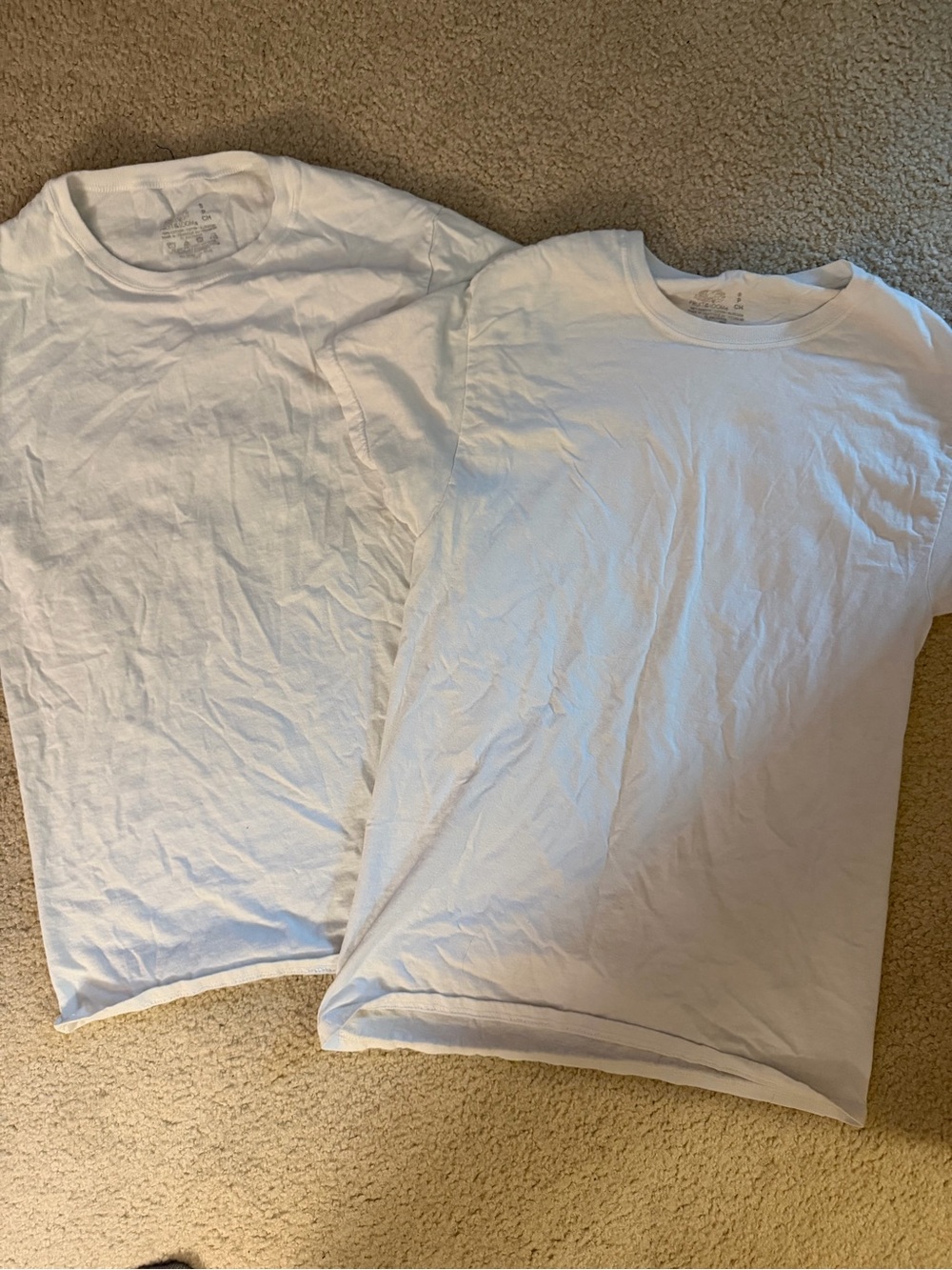 Fruit of the Loom White Cotton Tee Bundle 2 Women's Medium Basic